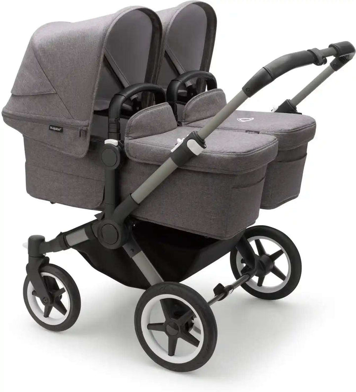 Bugaboo Donkey⁵ Twin Stroller Bugaboo Graphite | Grey Melange Grey Melange  [variant_option4] [variant_option5] [variant_option6] [variant_option7] [variant_option8] [variant_option9] 8