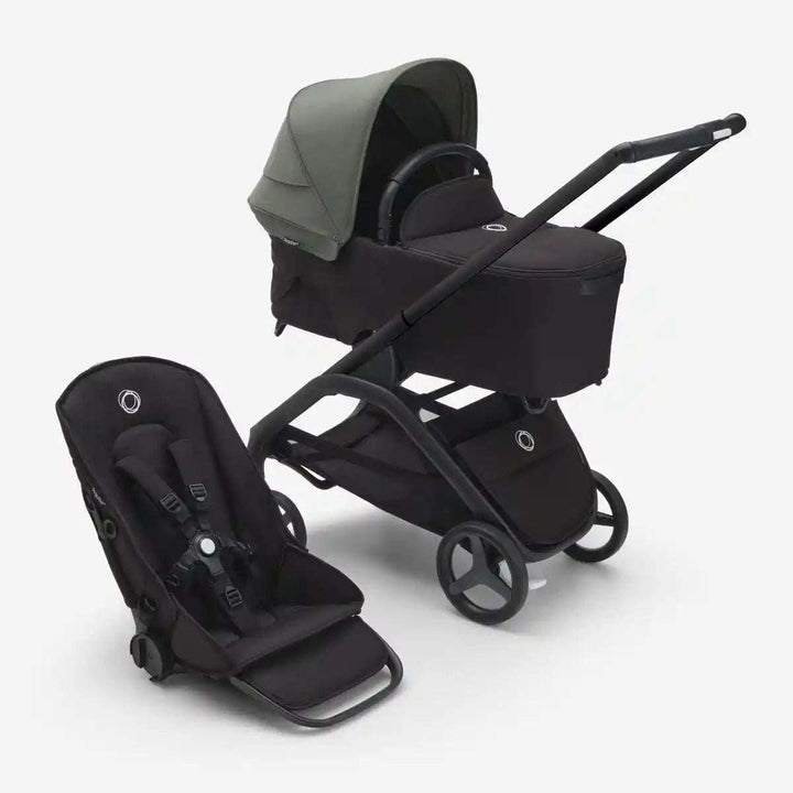 Bugaboo Dragonfly Stroller & Bassinet Complete Bugaboo Forest Green/Midnight Black/Black   [variant_option4] [variant_option5] [variant_option6] [variant_option7] [variant_option8] [variant_option9] 9