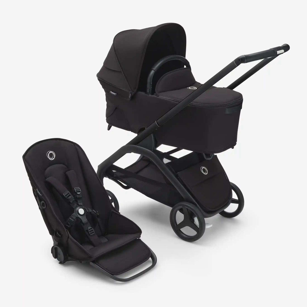 Bugaboo Dragonfly Stroller & Bassinet Complete Bugaboo Midnight Black/Midnight Black   [variant_option4] [variant_option5] [variant_option6] [variant_option7] [variant_option8] [variant_option9] 1