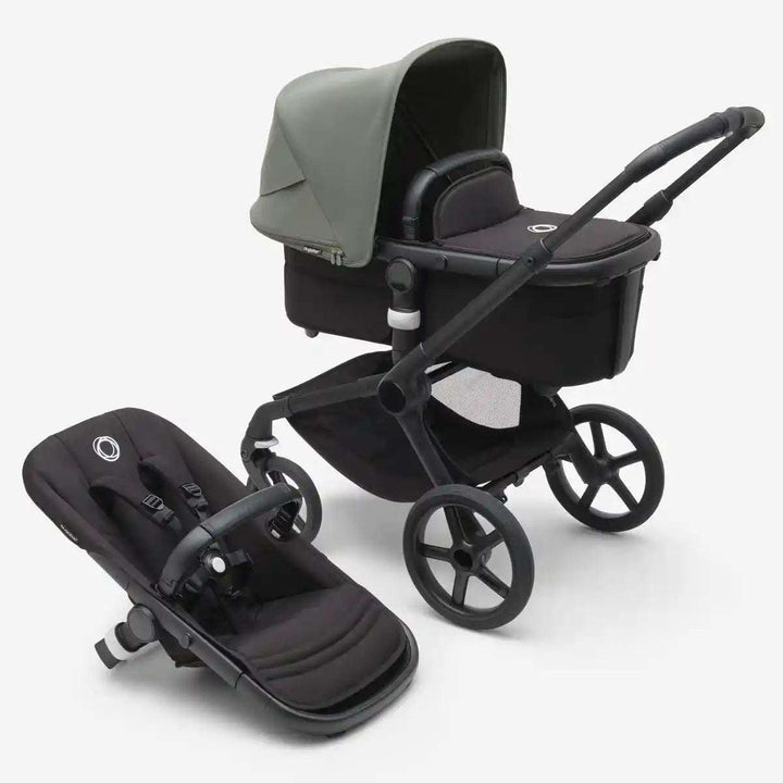 Bugaboo Fox5 Complete Stroller Bugaboo Forest green sun canopy, midnight black fabrics   [variant_option4] [variant_option5] [variant_option6] [variant_option7] [variant_option8] [variant_option9] 23