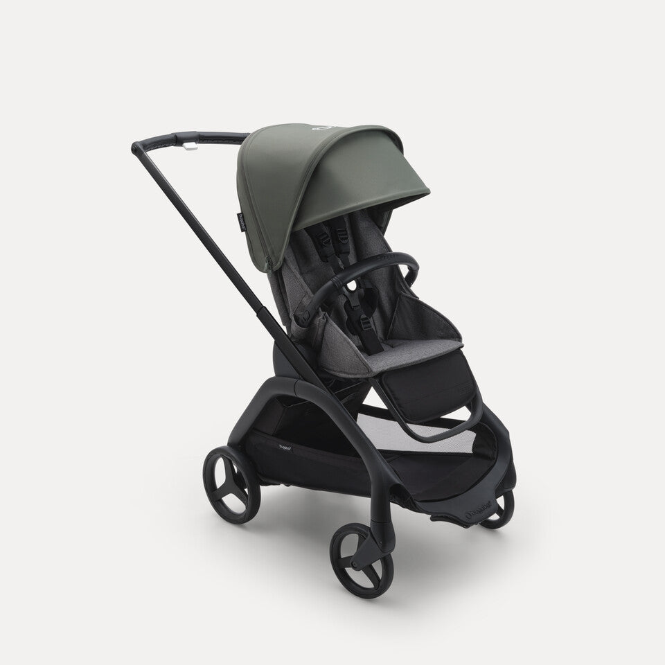 bugaboo green melange Shop Bugaboo Dragonfly Seat Stroller Travel System Bundle