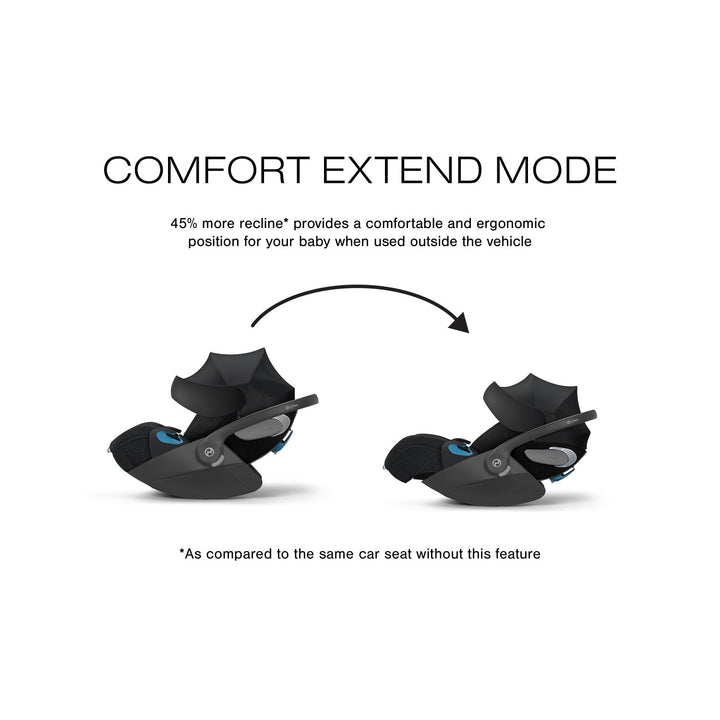 Cybex Cloud T Comfort Extend Infant Car Seat with SensorSafe