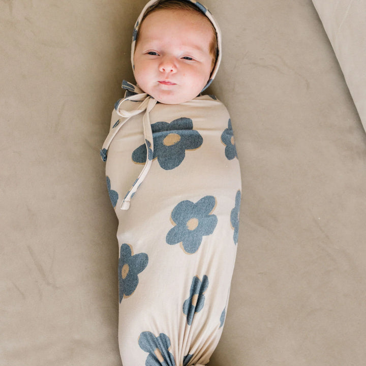 Gemma in Tan Knit Blanket Single