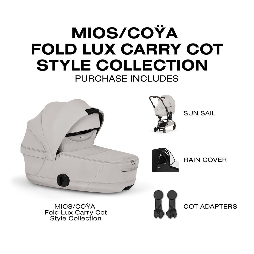 Cybex MIOS/COYA Fold Lux Carry Cot | Style Collection
