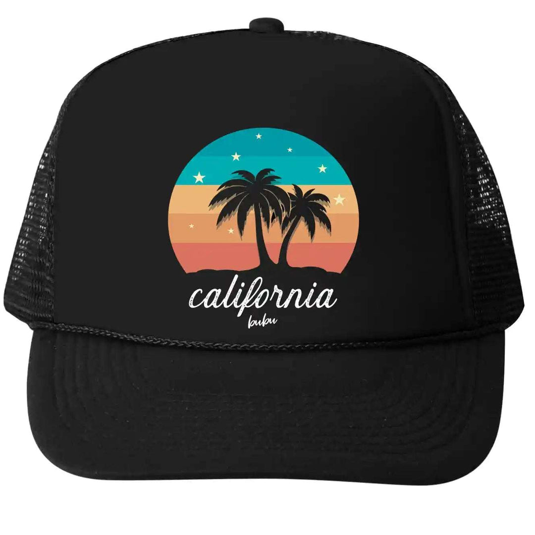 California Sunset Trucker Hat Bubu hats Baby   [variant_option4] [variant_option5] [variant_option6] [variant_option7] [variant_option8] [variant_option9] 1