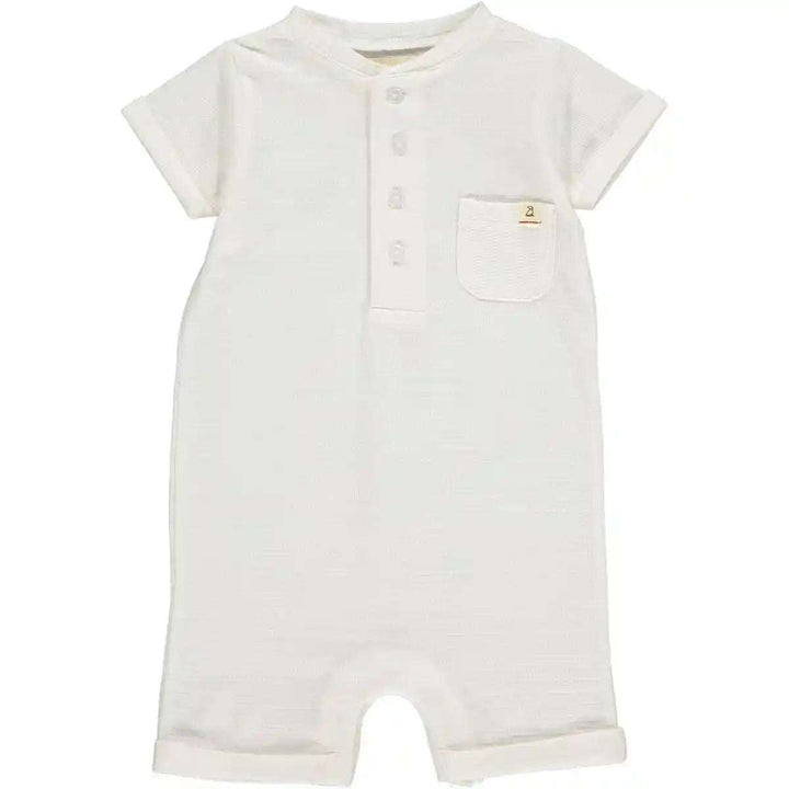 Camborne White Ribbed Romper Me & Henry    [variant_option4] [variant_option5] [variant_option6] [variant_option7] [variant_option8] [variant_option9] 1