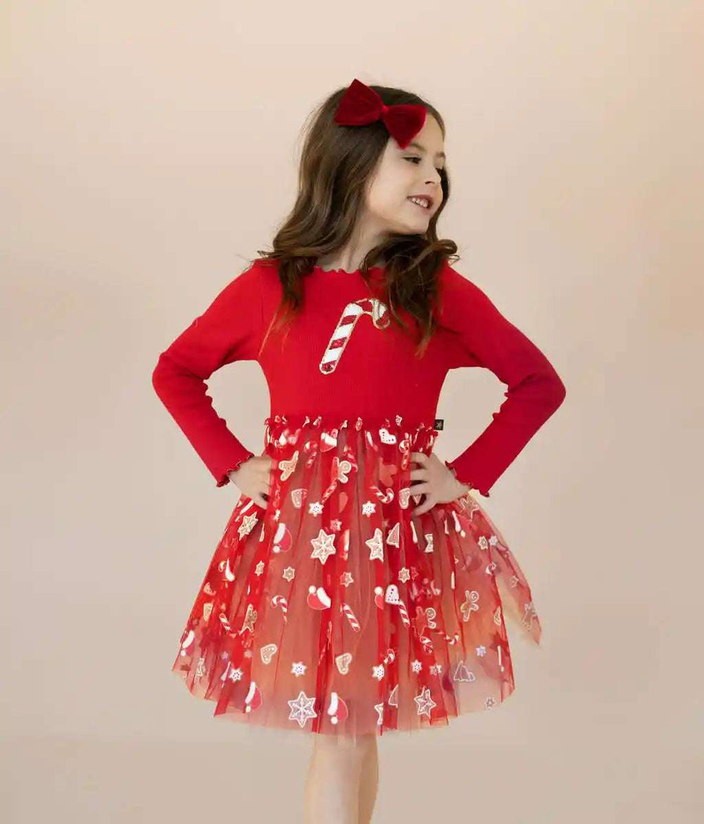 Candy Cane Tutu Dress - Red Petite Hailey    [variant_option4] [variant_option5] [variant_option6] [variant_option7] [variant_option8] [variant_option9] 2