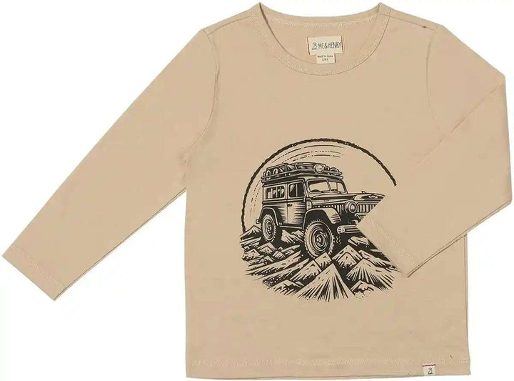 Cherokee Tan Jeep Printed Tee Me & Henry 3-6M   [variant_option4] [variant_option5] [variant_option6] [variant_option7] [variant_option8] [variant_option9] 1