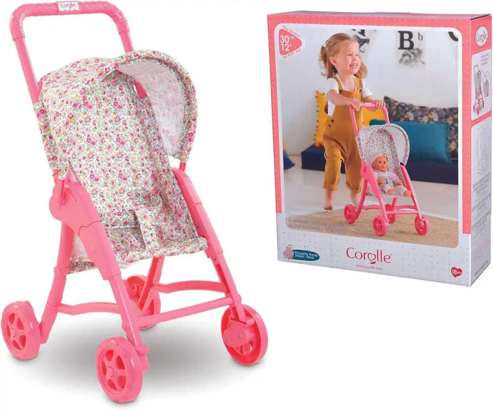 Corolle Baby Doll Stroller - Floral Corolle    [variant_option4] [variant_option5] [variant_option6] [variant_option7] [variant_option8] [variant_option9] 1