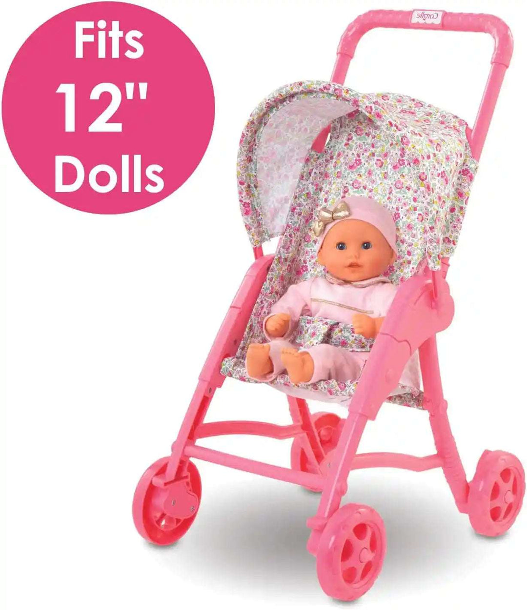 Corolle Baby Doll Stroller - Floral Corolle    [variant_option4] [variant_option5] [variant_option6] [variant_option7] [variant_option8] [variant_option9] 2