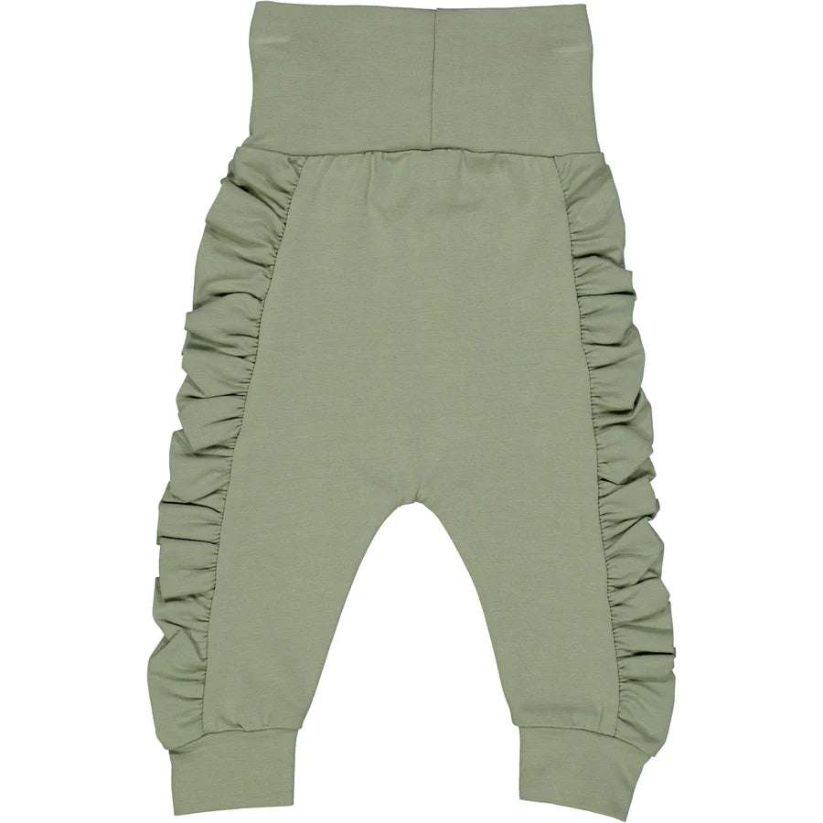 Cozy Me Frill Pants - Poetry Green Green Cotton    [variant_option4] [variant_option5] [variant_option6] [variant_option7] [variant_option8] [variant_option9] 2