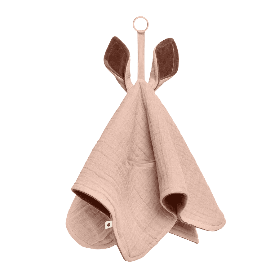 Cuddle Cloth Kangaroo- Blush BIBS    [variant_option4] [variant_option5] [variant_option6] [variant_option7] [variant_option8] [variant_option9] 1