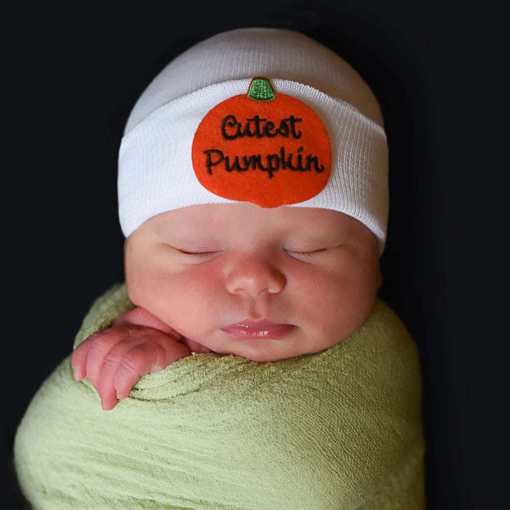 Cutest Pumpkin in the Patch Hat Ilybean Newborn   [variant_option4] [variant_option5] [variant_option6] [variant_option7] [variant_option8] [variant_option9] 1