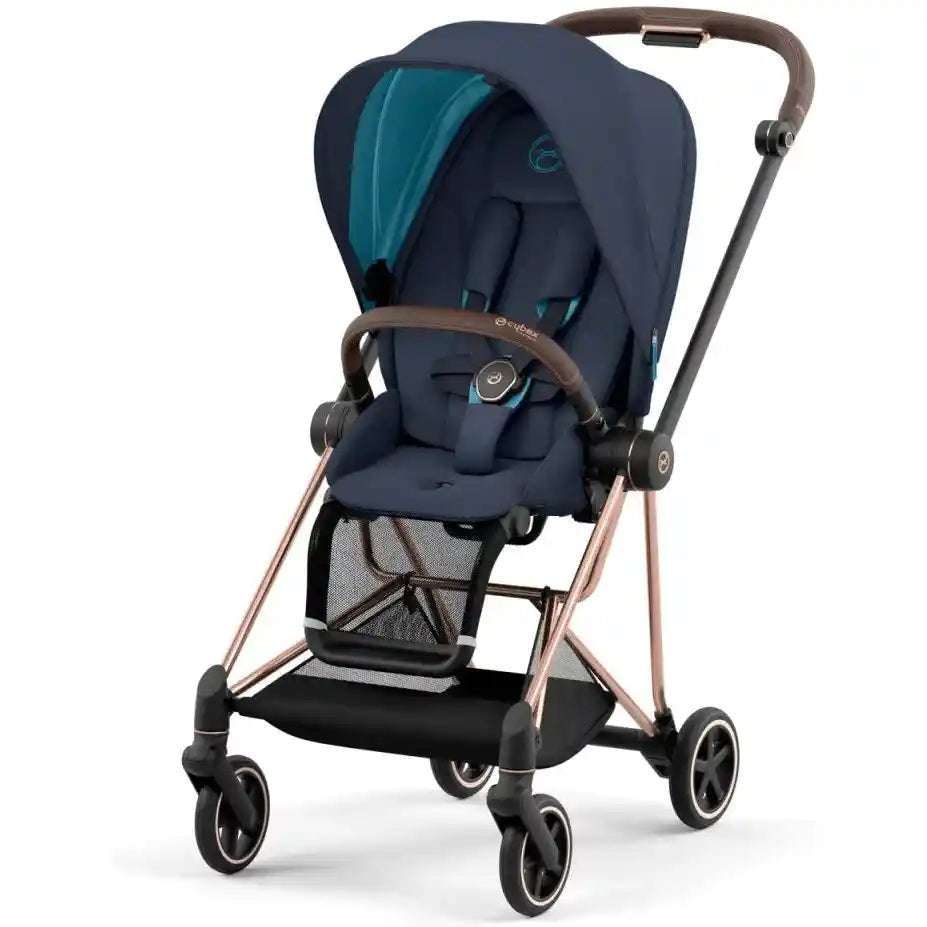 Cybex Mios 3 Stroller Cybex Rose Gold Nautical Blue  [variant_option4] [variant_option5] [variant_option6] [variant_option7] [variant_option8] [variant_option9] 30