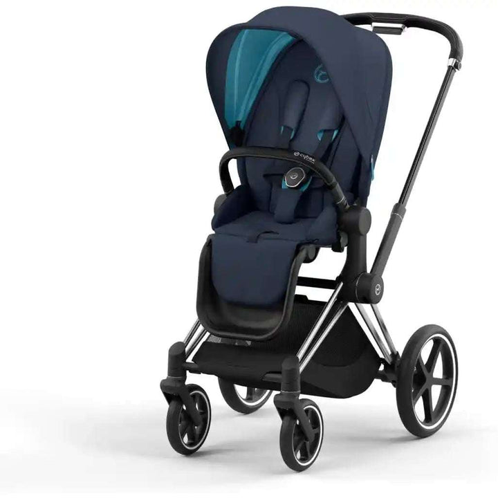 Cybex Priam 4 Stroller Cybex Chrome Nautical Blue  [variant_option4] [variant_option5] [variant_option6] [variant_option7] [variant_option8] [variant_option9] 24