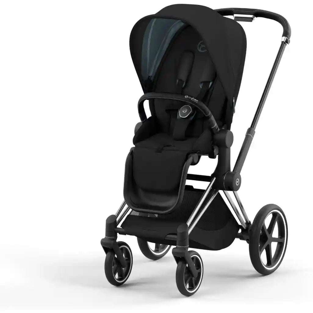 Cybex Priam 4 Stroller Cybex Chrome Deep Black  [variant_option4] [variant_option5] [variant_option6] [variant_option7] [variant_option8] [variant_option9] 4