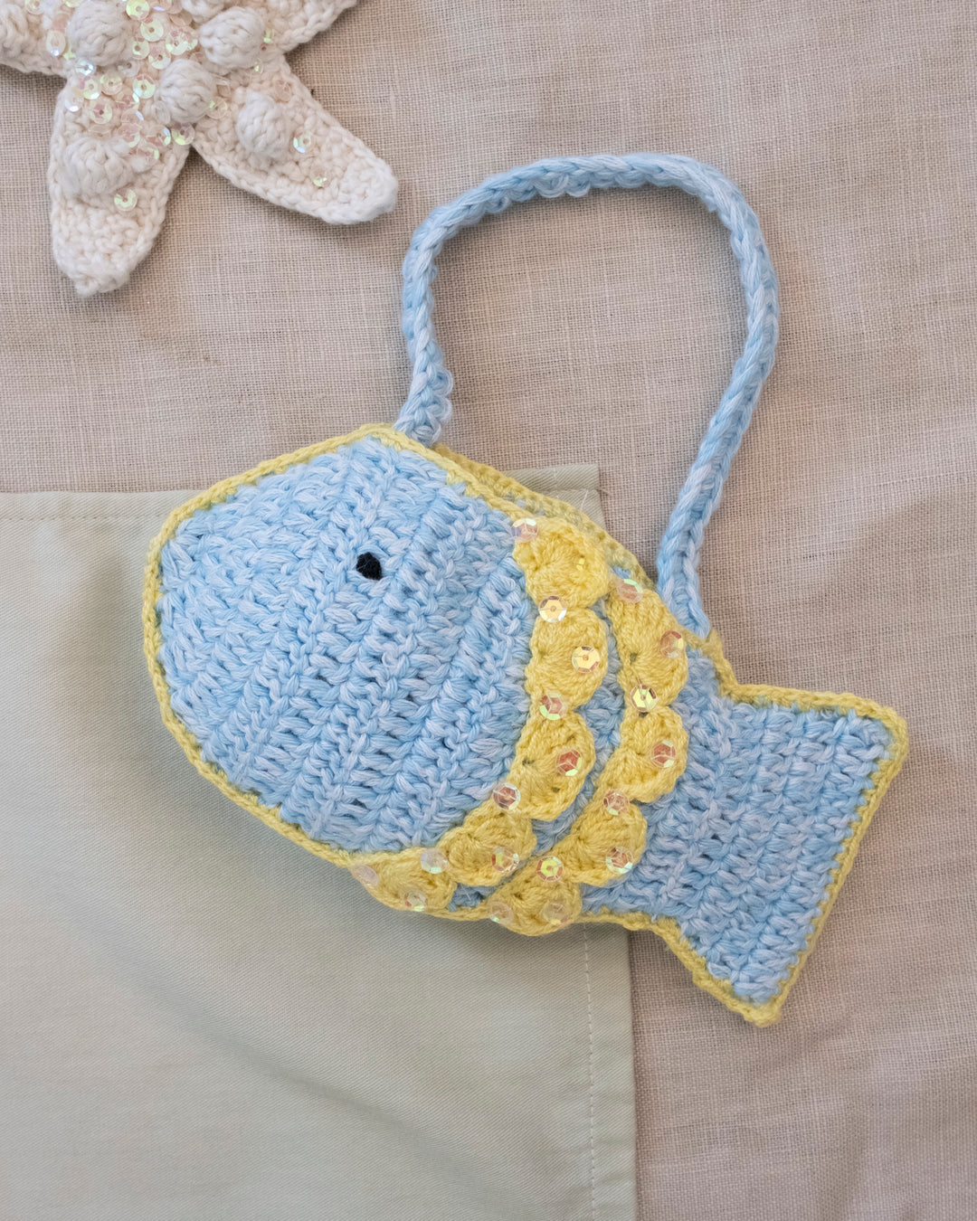 CROCHET PURSE - FISH