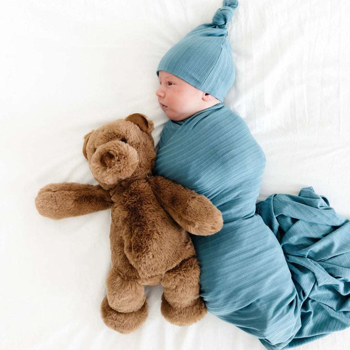 Duke Ribbed Swaddle Blanket Lou Lou and Company    [variant_option4] [variant_option5] [variant_option6] [variant_option7] [variant_option8] [variant_option9] 2