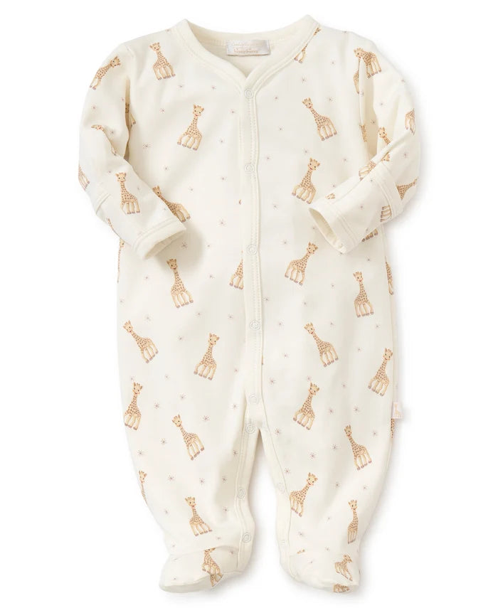 Sophie la girafe Ecru Print Footie