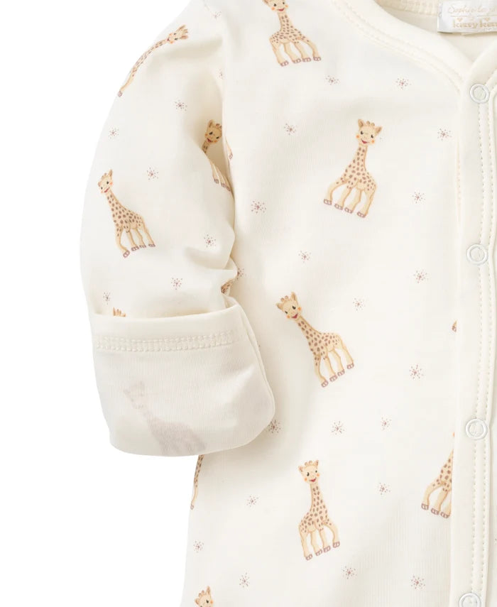 Sophie la girafe Ecru Print Footie