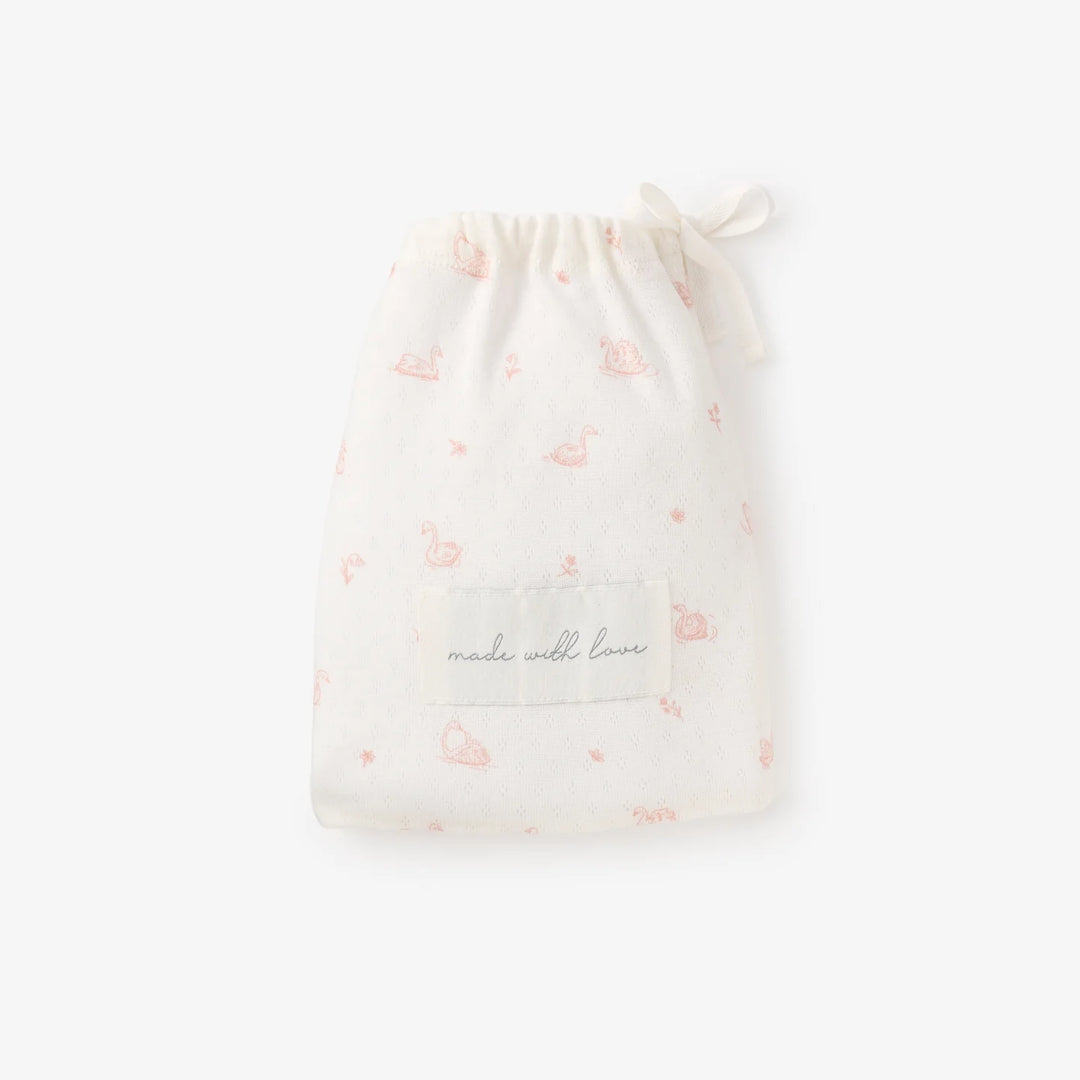 Pink Swan Pointelle Take Me Home Set