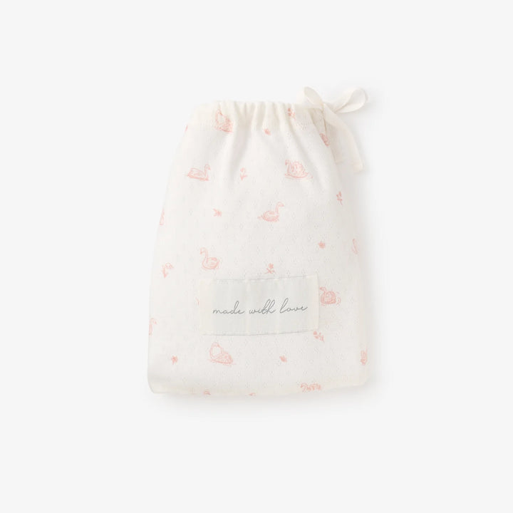 Pink Swan Pointelle Take Me Home Set