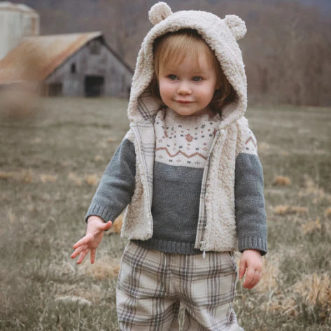 Wheat Sherpa Vest