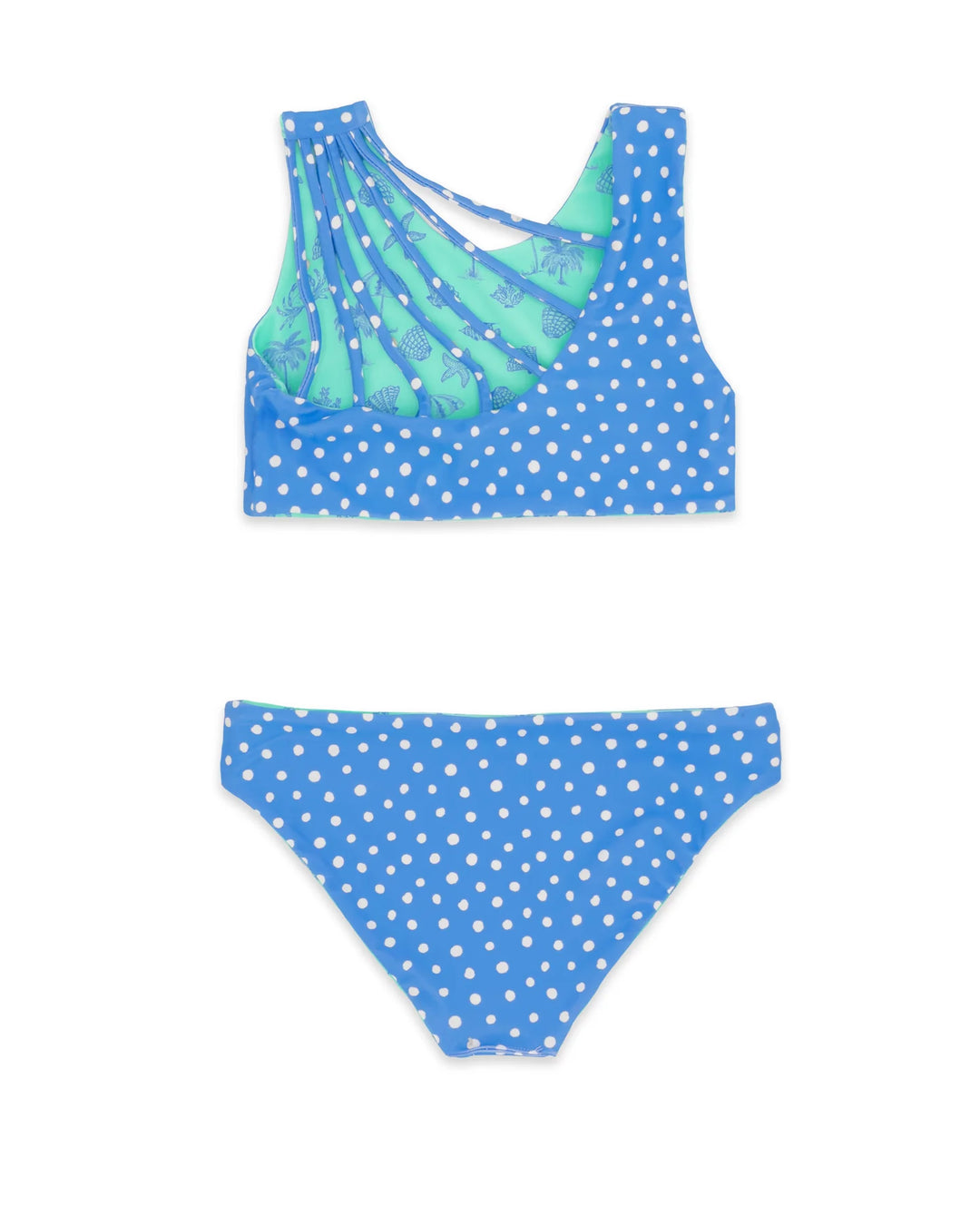 Summer Sun Reversible Bikini - Aqua Crystal