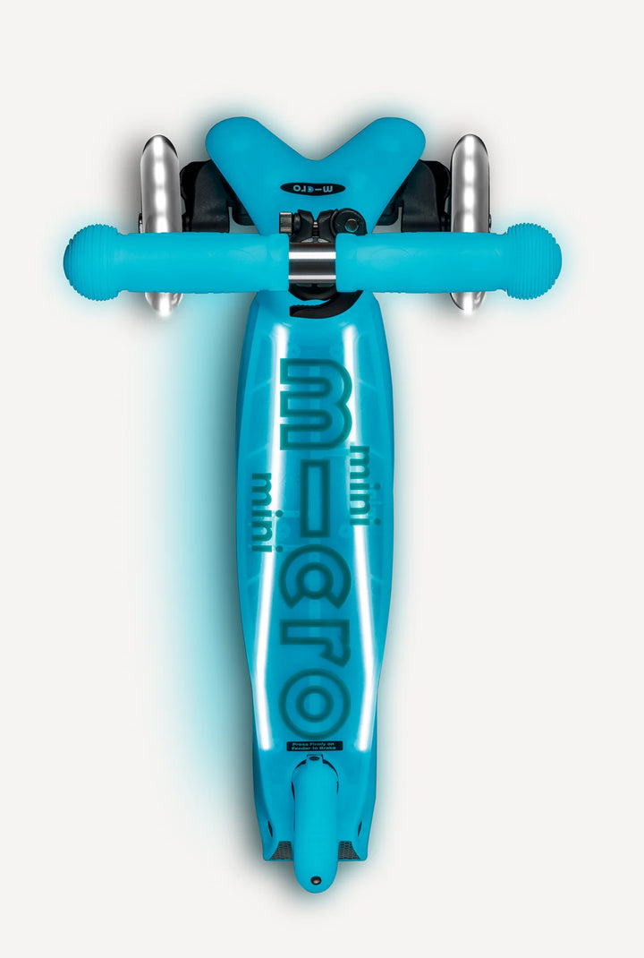 Micro Mini Glow Plus LED Scooter - Glacier Aqua