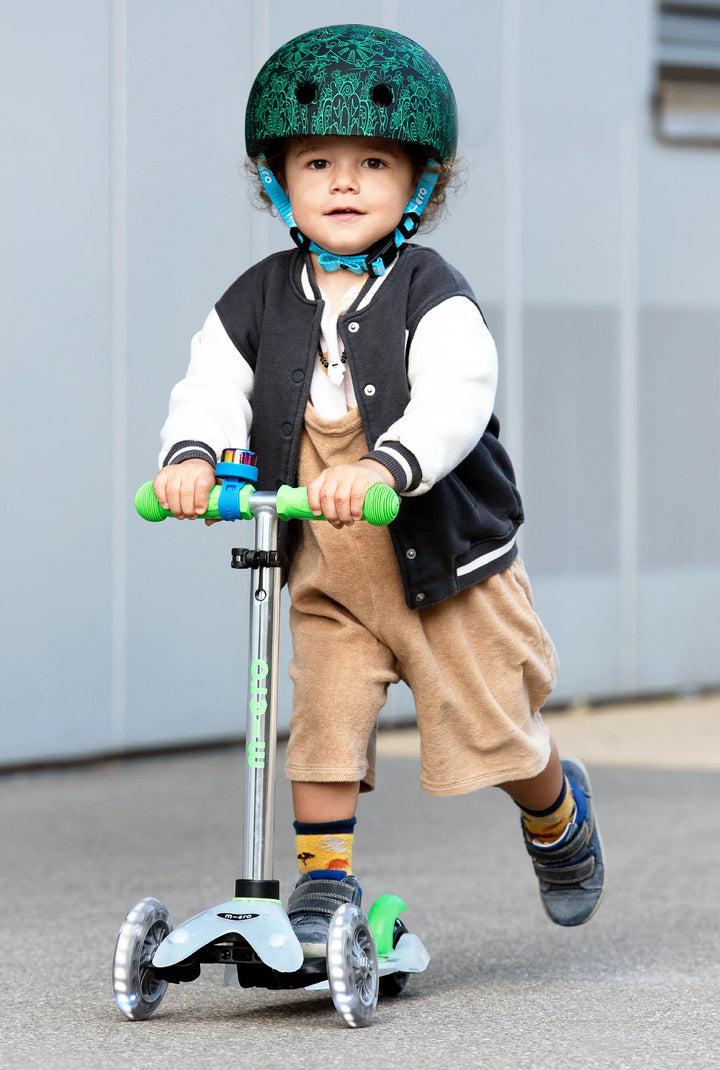 Micro Mini LED Scooter Green Flux