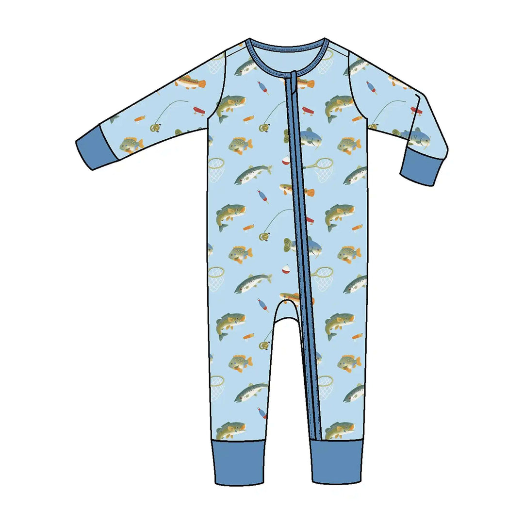 Fishing 2 Way Zipper Romper Angel Dear 0-3M   [variant_option4] [variant_option5] [variant_option6] [variant_option7] [variant_option8] [variant_option9] 1