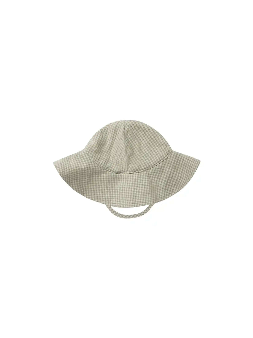 Floppy Sun Hat - Sage Gingham Rylee + Cru 0-6M   [variant_option4] [variant_option5] [variant_option6] [variant_option7] [variant_option8] [variant_option9] 1