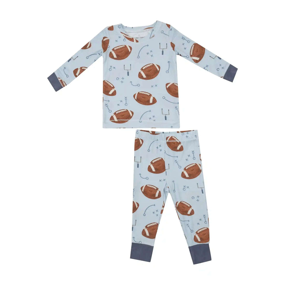 Footballs Blue L/S Loungewear Set Angel Dear 12-18M   [variant_option4] [variant_option5] [variant_option6] [variant_option7] [variant_option8] [variant_option9] 2