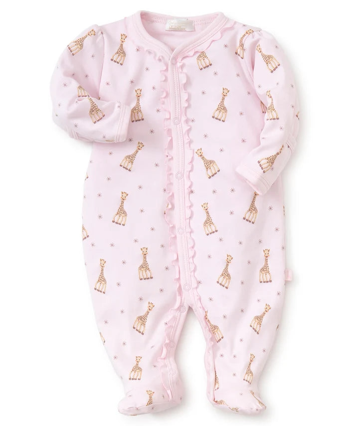 Sophie la girafe Pink Print Footie
