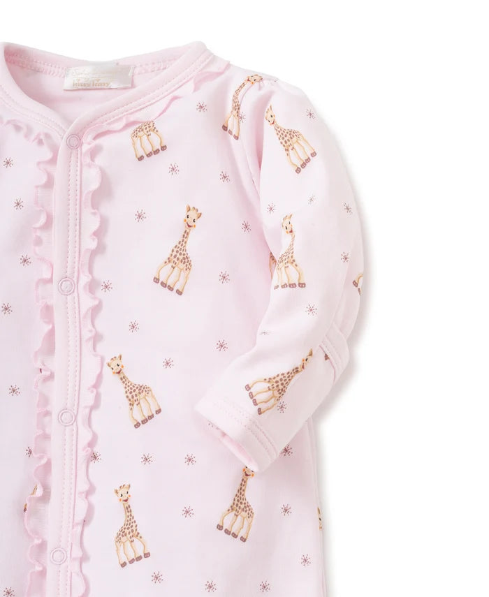 Sophie la girafe Pink Print Footie