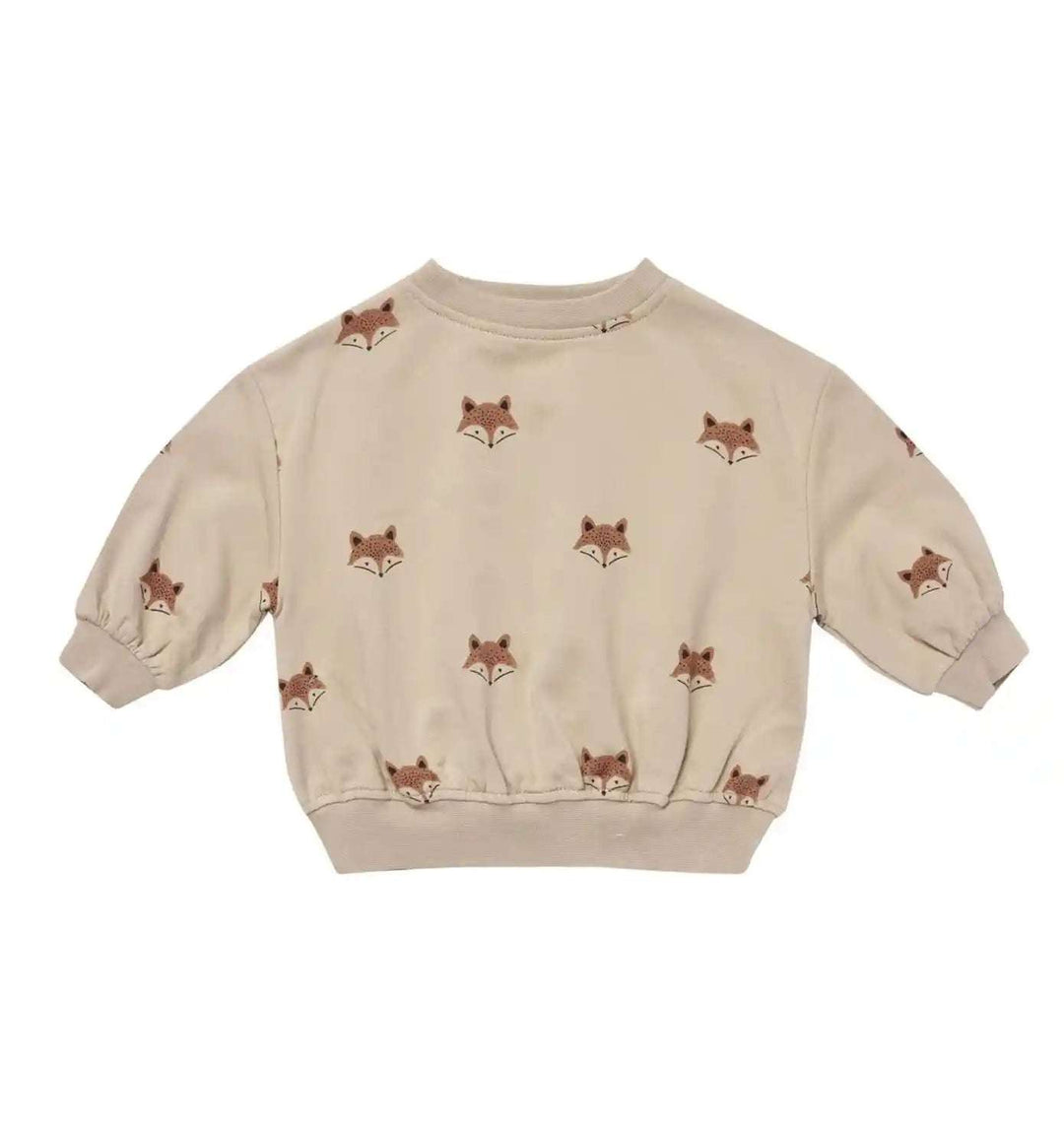 Fox Fleece Sweatshirt Quincy Mae 0-3m   [variant_option4] [variant_option5] [variant_option6] [variant_option7] [variant_option8] [variant_option9] 1