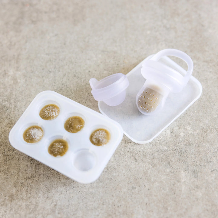 Fruit Feeder + Feeder Tray - Kiwi