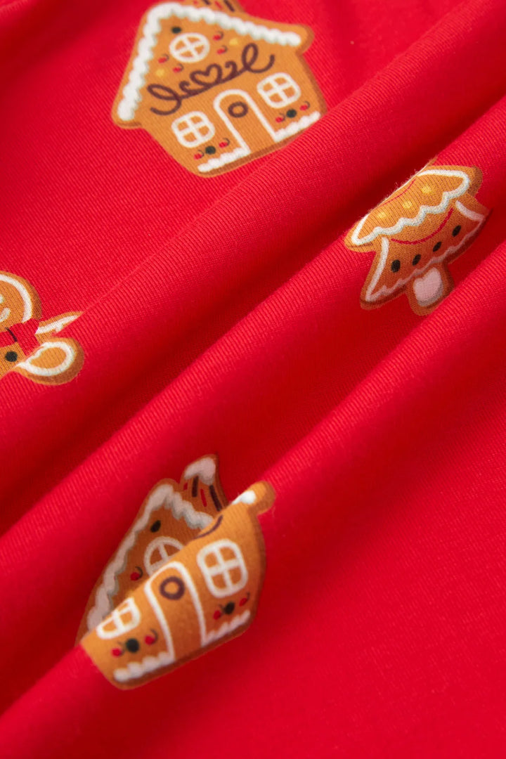 L/S Pajamas in Gingerbread