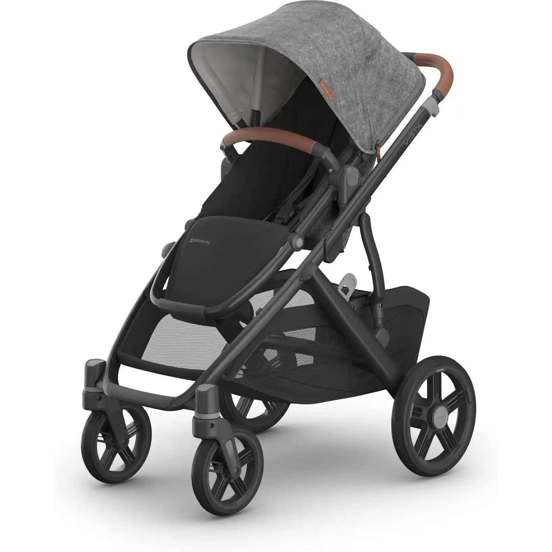 UPPAbaby Vista V3 Stroller UPPAbaby Greyson (Charcoal Mélange | Carbon Frame | Saddle Leather)   [variant_option4] [variant_option5] [variant_option6] [variant_option7] [variant_option8] [variant_option9] 55