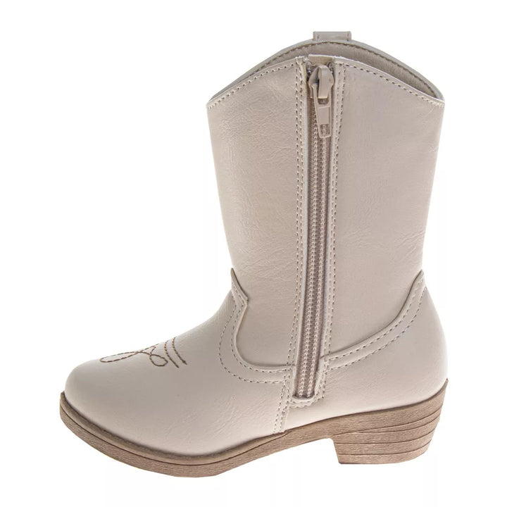 Beige Western Boots