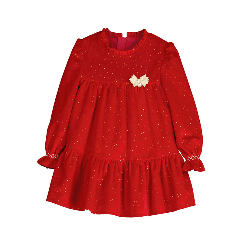 Velvet Dress Red 2976