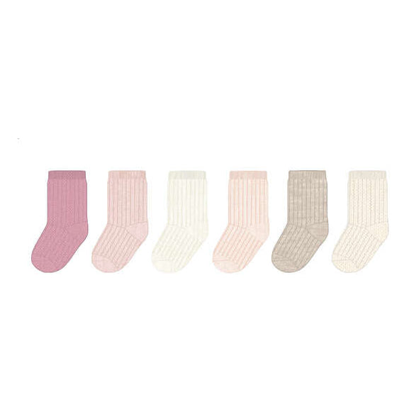 Set of 6 Socks | Roses #9110