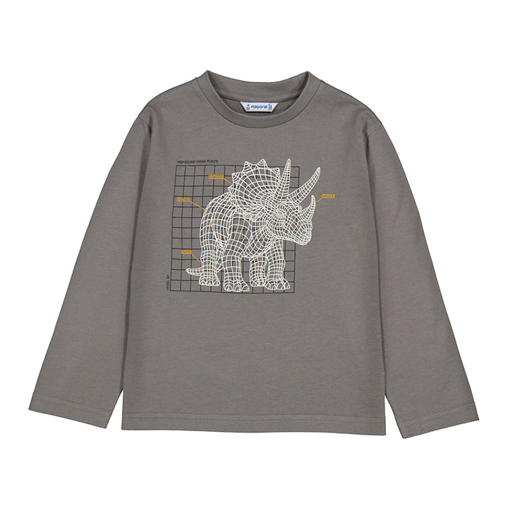 L/S T-Shirt 4088 Grey Glow