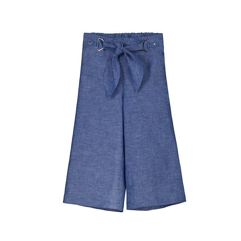 Linen Pants Blue 3532