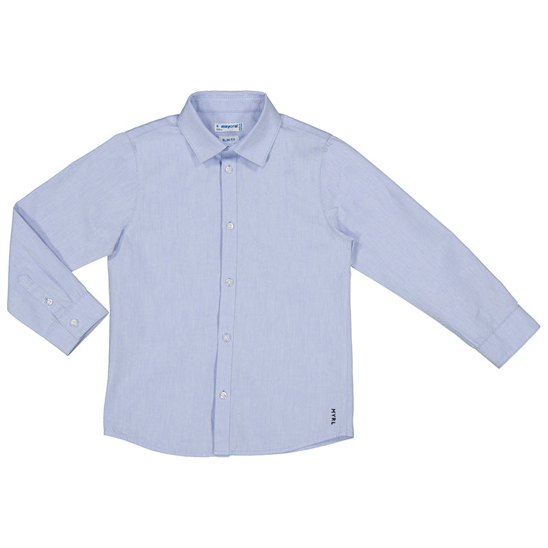 Basic L/S Shirt 146-LightBlue