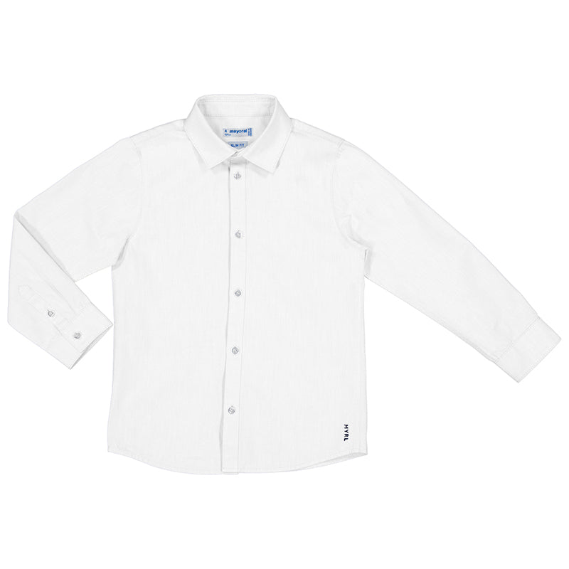 Basic L/S Shirt 146-White