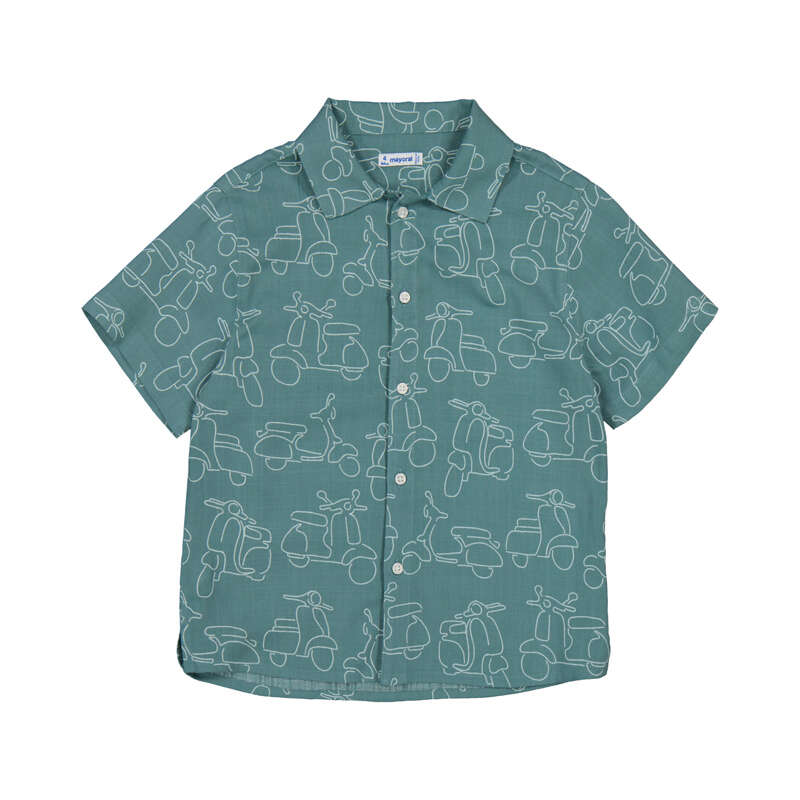 3115 S/s Shirt Seaweed
