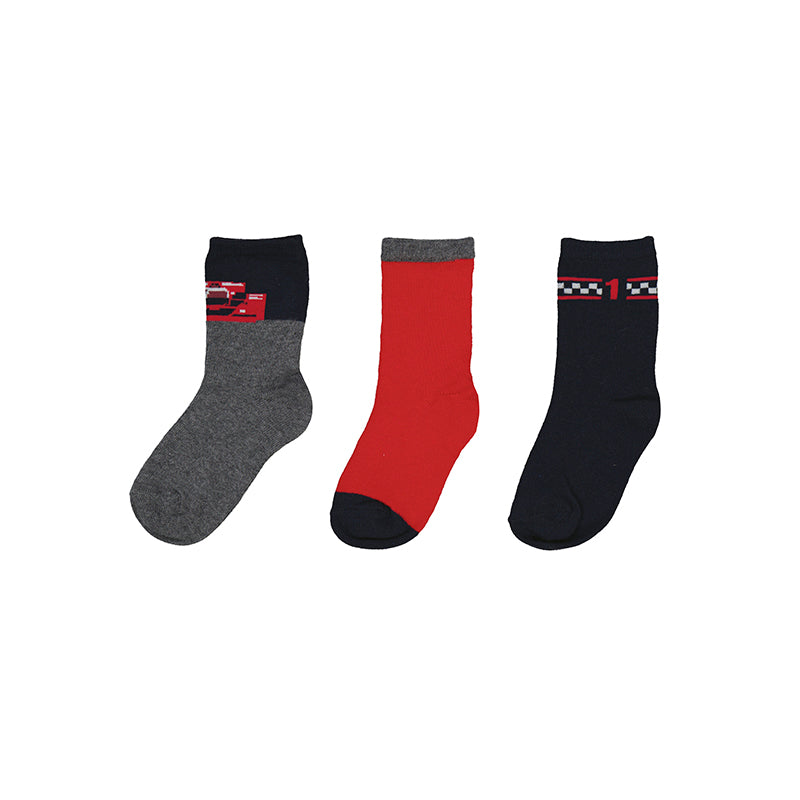Red Set 3 Socks 10572