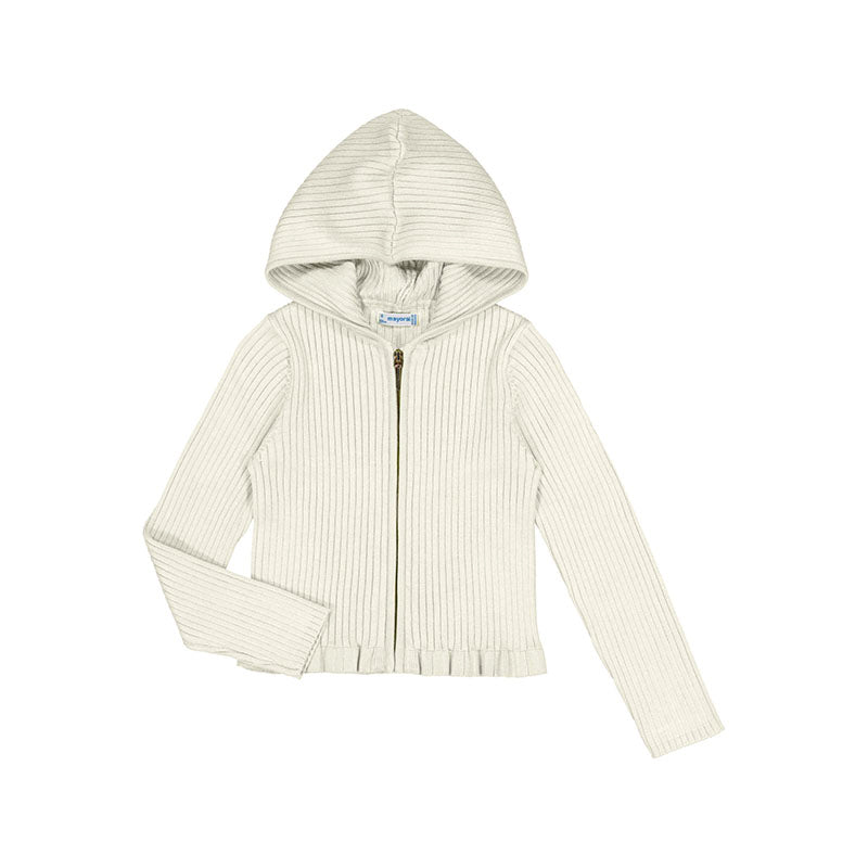 Ribbed Hoodie Chickpea 3355