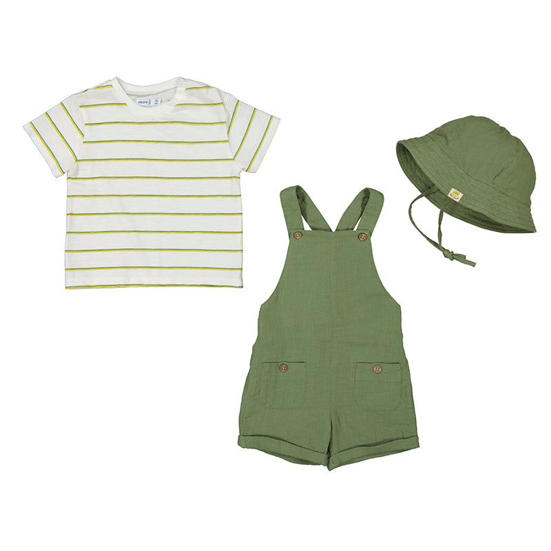 Dungaree 3pc Set 1649 Sage